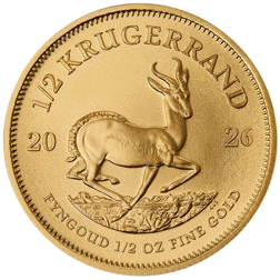 2026 South African Krugerrand 1/2oz Gold Coin