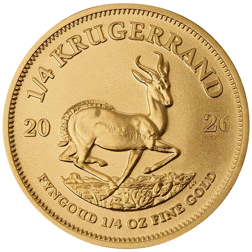2026 South African Krugerrand 1/4oz Gold Coin