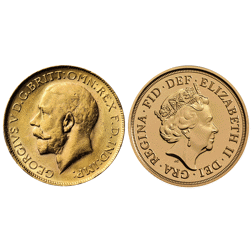 Pre-Owned 2021 Prince Philip Duke of Edinburgh Full Sovereign Gold 2-Coin Set