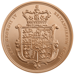 Pre-Owned 2025 UK Brilliant Uncirculated Five-Sovereign Piece Gold Coin