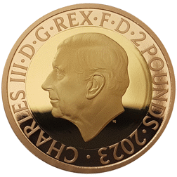 Pre-Owned 2023 UK 'Edward Jenner' £2 Proof Gold Coin