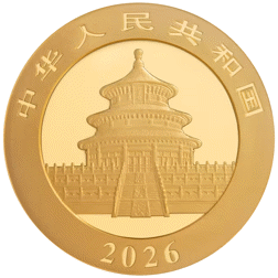 2026 Chinese Panda 15g Gold Coin