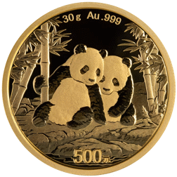 2026 Chinese Panda 30g Gold Coin