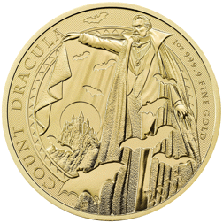 Pre-Owned 2025 UK Count Dracula 1oz Gold Coin
