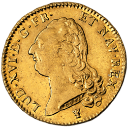 Pre-Owned 1786 French 2 Louis d'Or Gold Coin