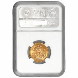 Pre-Owned 1967 UK Full Sovereign Gold Coin - NGC Graded MS64 - 2721975-010