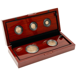 Pre-Owned 2022 UK Memorial Sovereign Proof Gold 5-Coin Set