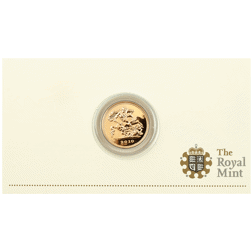 Pre-Owned 2010 UK 'Happy Birthday' Half Sovereign Gold Coin - Boxed