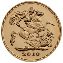 Pre-Owned 2010 UK 'Happy Birthday' Half Sovereign Gold Coin - Boxed