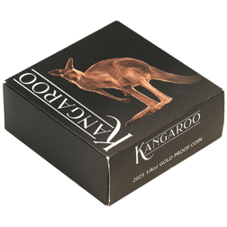 Pre-Owned 2025 Australian Kangaroo 1/4oz Proof Gold Coin