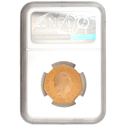 Pre-Owned 2019 UK Wallace & Gromit 50p Proof Gold Coin - NGC Graded PF70 - 6028365-033
