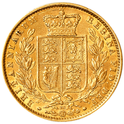 Pre-Owned 1872 London Mint DN.28 Victoria Young Head 