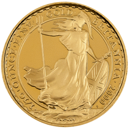 Pre-Owned 2000 UK Britannia 1/10oz Proof Design Gold Coin