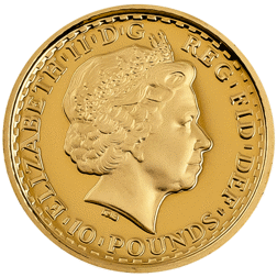 Pre-Owned 2000 UK Britannia 1/10oz Proof Design Gold Coin