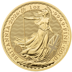 Pre-Owned 2026 UK Britannia 1oz Gold Coin - Carded