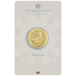 Pre-Owned 2026 UK Britannia 1/4oz Gold Coin - Carded
