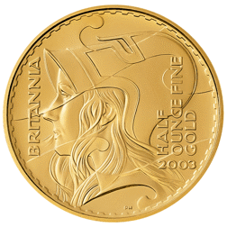 Pre-Owned 2003 UK Britannnia 1/2oz Proof Design Gold Coin