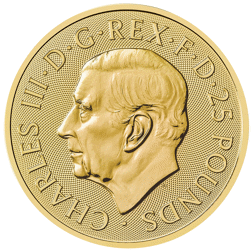 Pre-Owned 2026 UK Tudor Beasts Queen's Lion 1/4oz Gold Coin