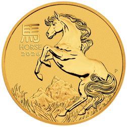 Pre-Owned 2026 Australian Lunar Horse 2oz Gold Coin