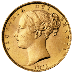 Pre-Owned 1871 London Mint DN.28 Victorian 