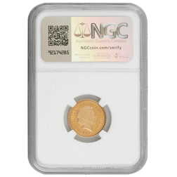 Pre-Owned 2012 UK Half Sovereign Proof Gold Coin - NGC Graded PF70 - 8221082-004