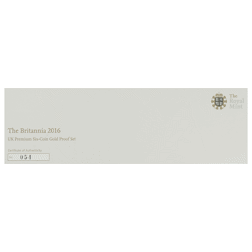 Pre-Owned 2016 UK Britannia Proof Gold 6-Coin Collection