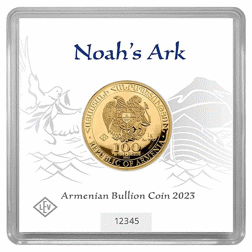Pre-Owned 2023 Armenian Noah's Ark 1g Gold Coin
