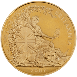 Pre-Owned 2007 UK Britannia 1oz Proof Design Gold Coin