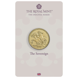 Pre-Owned 2026 UK Full Sovereign Gold Coin - Carded