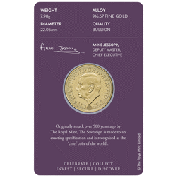 Pre-Owned 2026 UK Full Sovereign Gold Coin - Carded