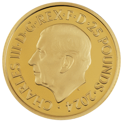 Pre-Owned 2024 UK D-Day 80th Anniversary 1/4oz Proof Gold Coin