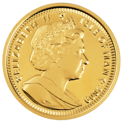 Pre-Owned Post-1992 Isle of Man Angel 1/10oz Gold Coin