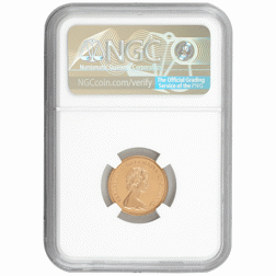 Pre-Owned 1982 UK Half Sovereign Proof Gold Coin - NGC Graded PF69 - 5878511-057