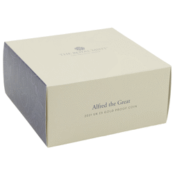 Pre-Owned 2021 UK Alfred the Great £5 Proof Gold Coin