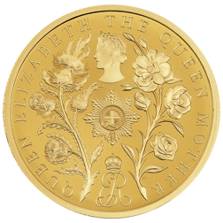 Pre-Owned 2025 UK The Queen Mother 1oz Proof Gold Coin