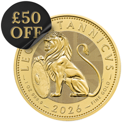 2026 UK The British Lion 1oz Gold Coin
