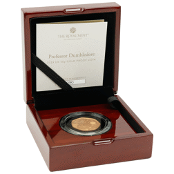 Pre-Owned 2023 UK Professor Dumbledore 50p Proof Gold Coin