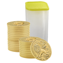 2026 UK The Lion and The Eagle 1/4oz Gold Coin