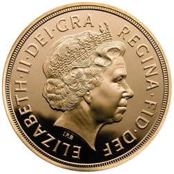 Pre-Owned 2012 UK Half Sovereign Proof Gold Coin - Missing Outer Box
