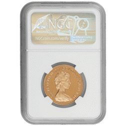 Pre-Owned 1980 UK Double Sovereign Proof Gold Coin - NGC Graded PF69 - 5623188-003