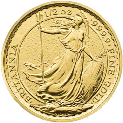 Pre-Owned UK Britannia 1/2oz Gold Coin (2013 - Present) - Mixed Dates
