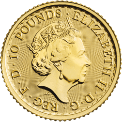 Pre-Owned UK Britannia 1/10oz Gold Coin (2013 - Present) - Mixed Dates