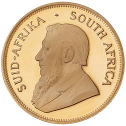Pre-Owned South African Krugerrand 1oz Proof Design Gold Coin - Mixed Dates