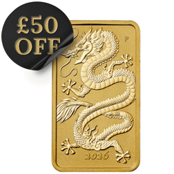 2026 Australian Dragon Rectangular 1oz Gold Coin