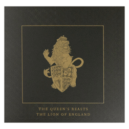 Pre-Owned 2017 UK Queen's Beasts The Lion of England 1oz Proof Gold Coin