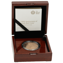 Pre-Owned 2020 UK 150th Anniversary of the Red Cross £5 Proof Gold Coin