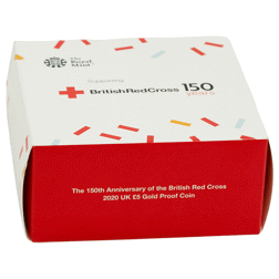 Pre-Owned 2020 UK 150th Anniversary of the Red Cross £5 Proof Gold Coin