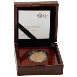 Pre-Owned 2020 Tower of London: The Royal Mint £5 Proof Gold Coin