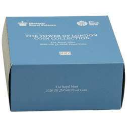 Pre-Owned 2020 Tower of London: The Royal Mint £5 Proof Gold Coin