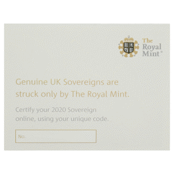 Pre-Owned 2020 UK VE Day 75th Anniversary 'Struck on the Day' Full Sovereign Gold Coin